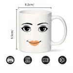 Canecas Cerâmica com Rostos Divertidos - Imagem 7