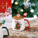 Conjunto Caneca de Natal  de cerâmica Nestnook. - Imagem 2