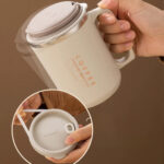 Caneca Térmica com Tampa: Café Quente por Horas. - Imagem 2