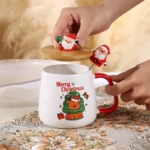 Conjunto Caneca de Natal  de cerâmica Nestnook. - Imagem 5