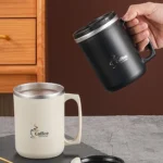 Caneca Térmica com Tampa - O dobro de tempo da  temperatura. - Imagem 3