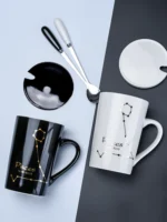 Caneca Nestnook caneca com Estampas  dos  Zodíacos. - Imagem 2