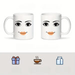 Canecas Cerâmica com Rostos Divertidos - Imagem 6