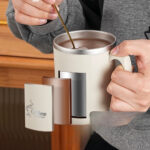 Caneca Térmica com Tampa - O dobro de tempo da  temperatura. - Imagem 7