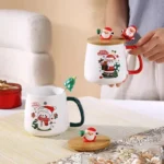 Conjunto Caneca de Natal  de cerâmica Nestnook. - Imagem 4