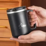 Caneca Térmica com Tampa - O dobro de tempo da  temperatura. - Imagem 4