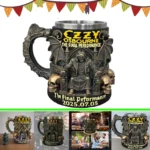 Caneca Aço Inoxidável Ozzy 3D – Tributo Final ao Príncipe das Trevas - Imagem 7