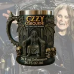 Caneca Aço Inoxidável Ozzy 3D – Tributo Final ao Príncipe das Trevas - Imagem 2